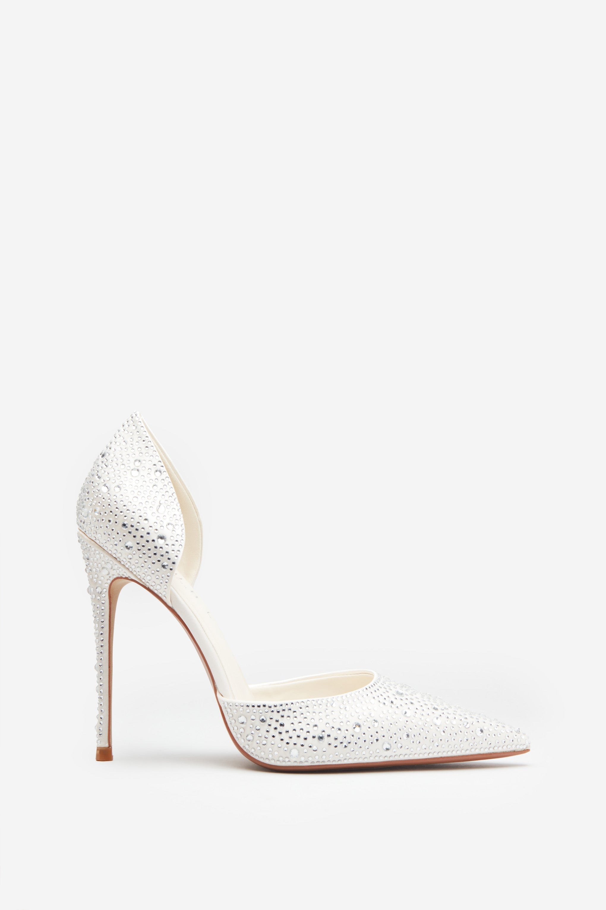 Seraphine London™ | Ivory Diamante Pointed Heels