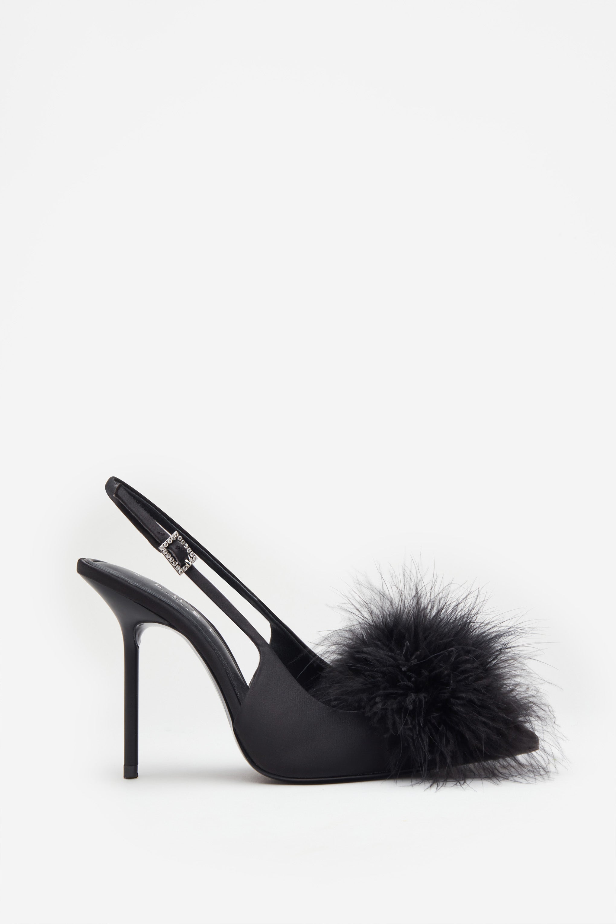 Seraphine London™ | Black Pom Pom Heels