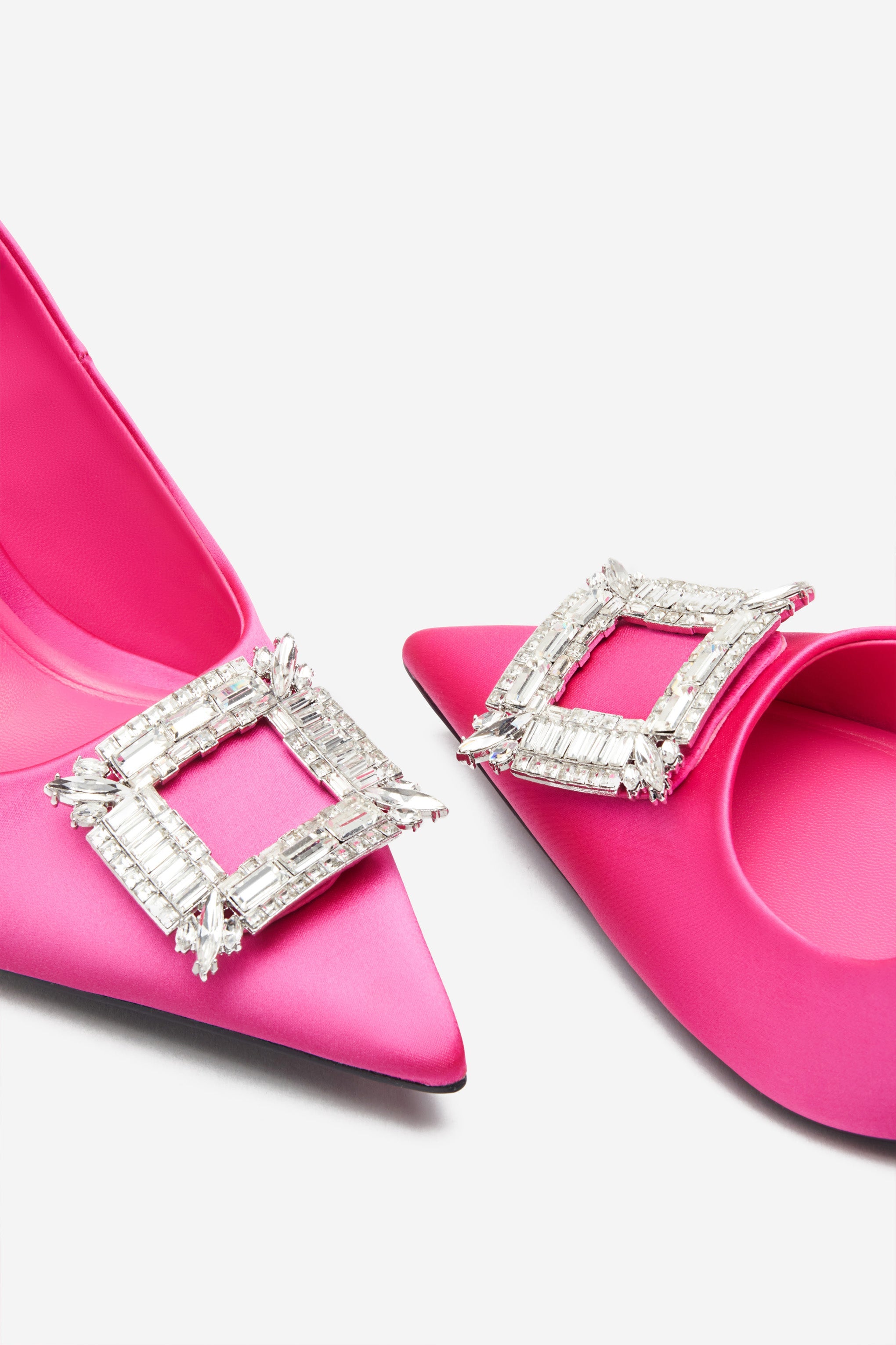 Seraphine London™ | Hot Pink Satin Heels