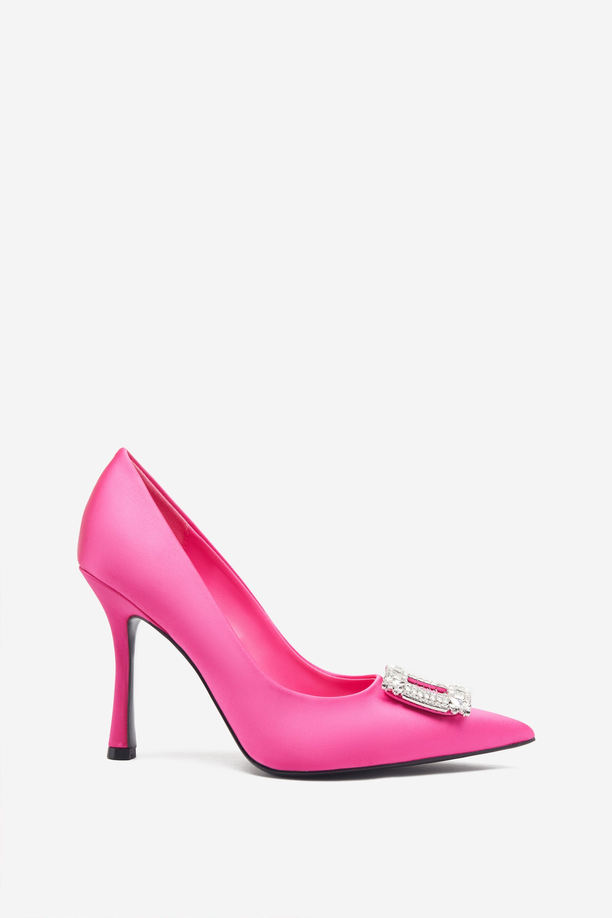 Seraphine London™ | Hot Pink Satin Heels