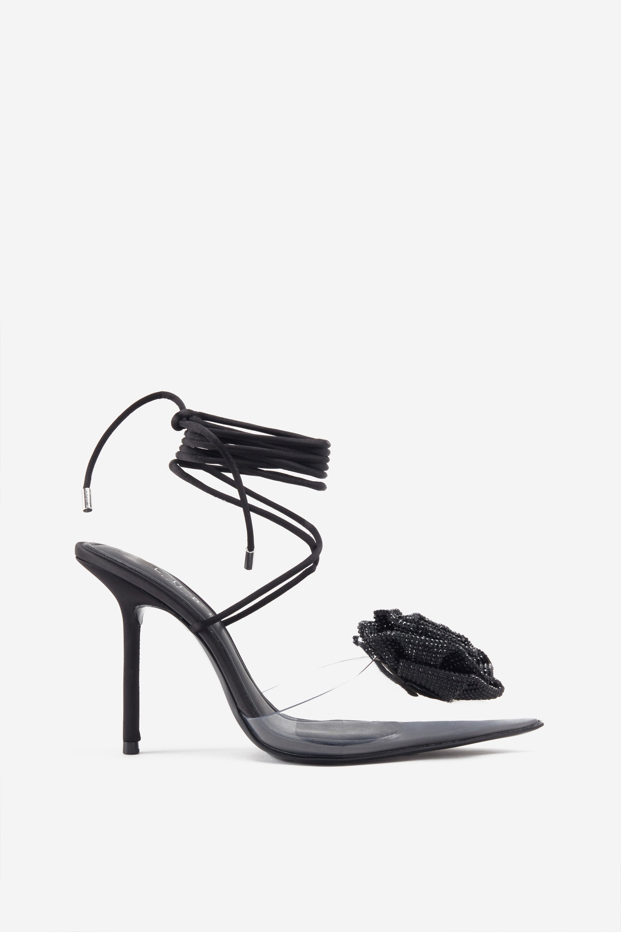Seraphine London™ | Black Lace-Up Heels
