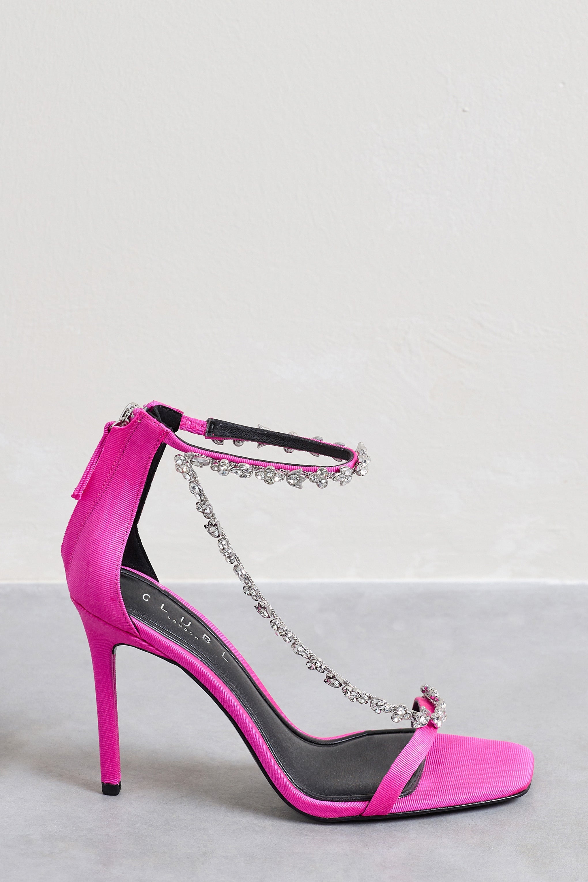 Seraphine London™ | Pink Strappy Heeled Sandals