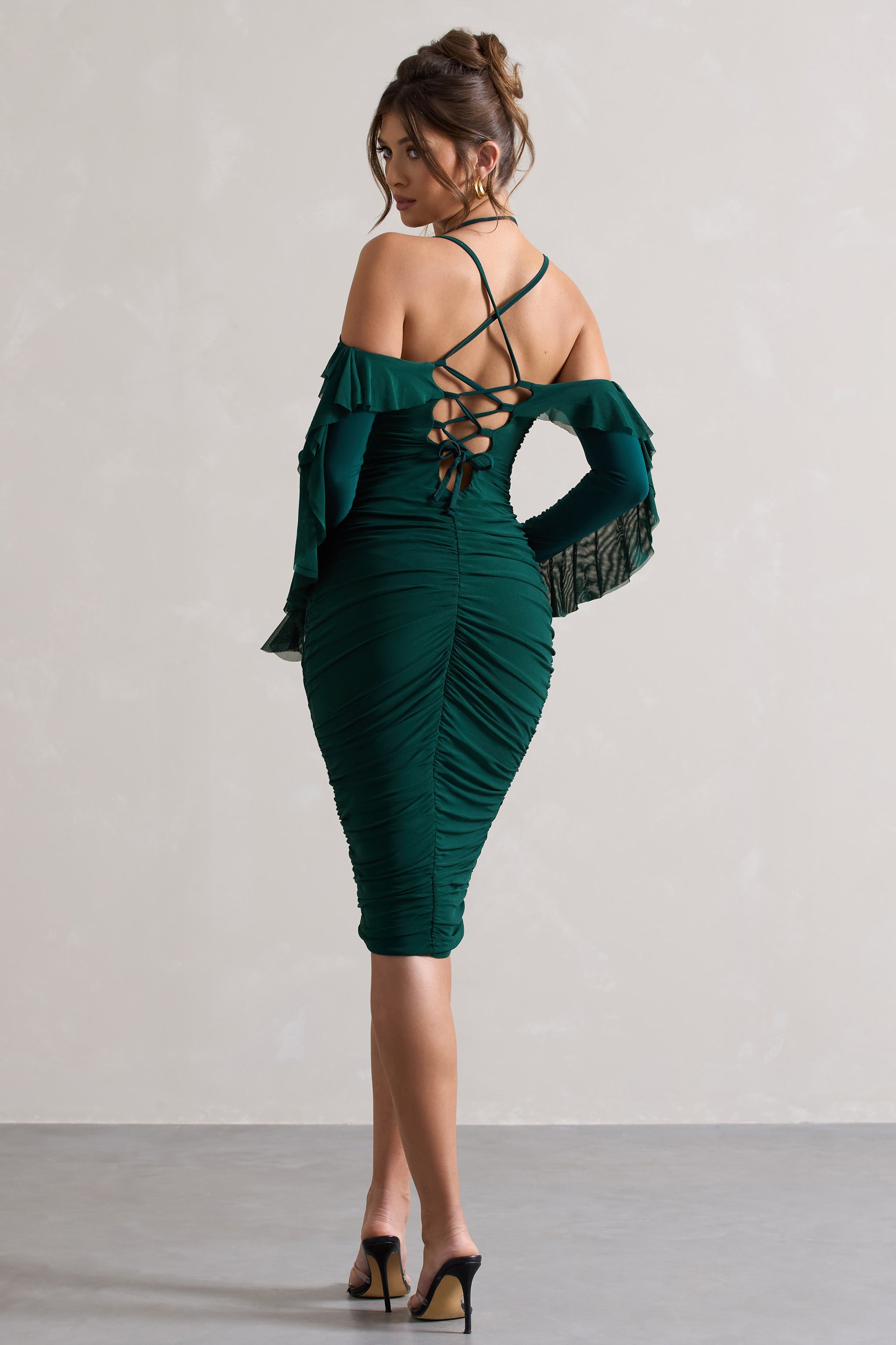 Seraphine London™ | Bottle Green Dress
