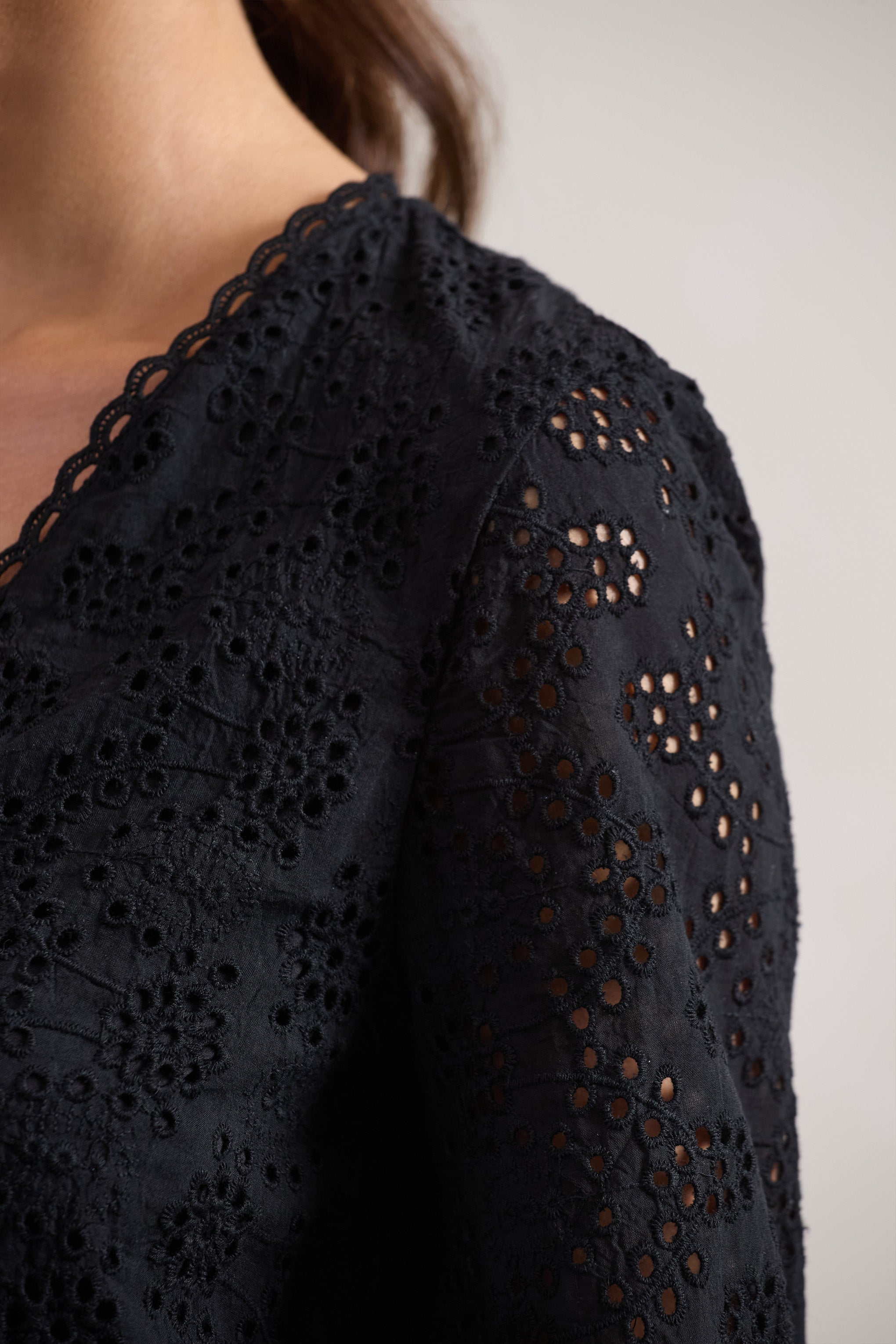 Seraphine London™ | Black Broderie Belted Ruffled Matching Set