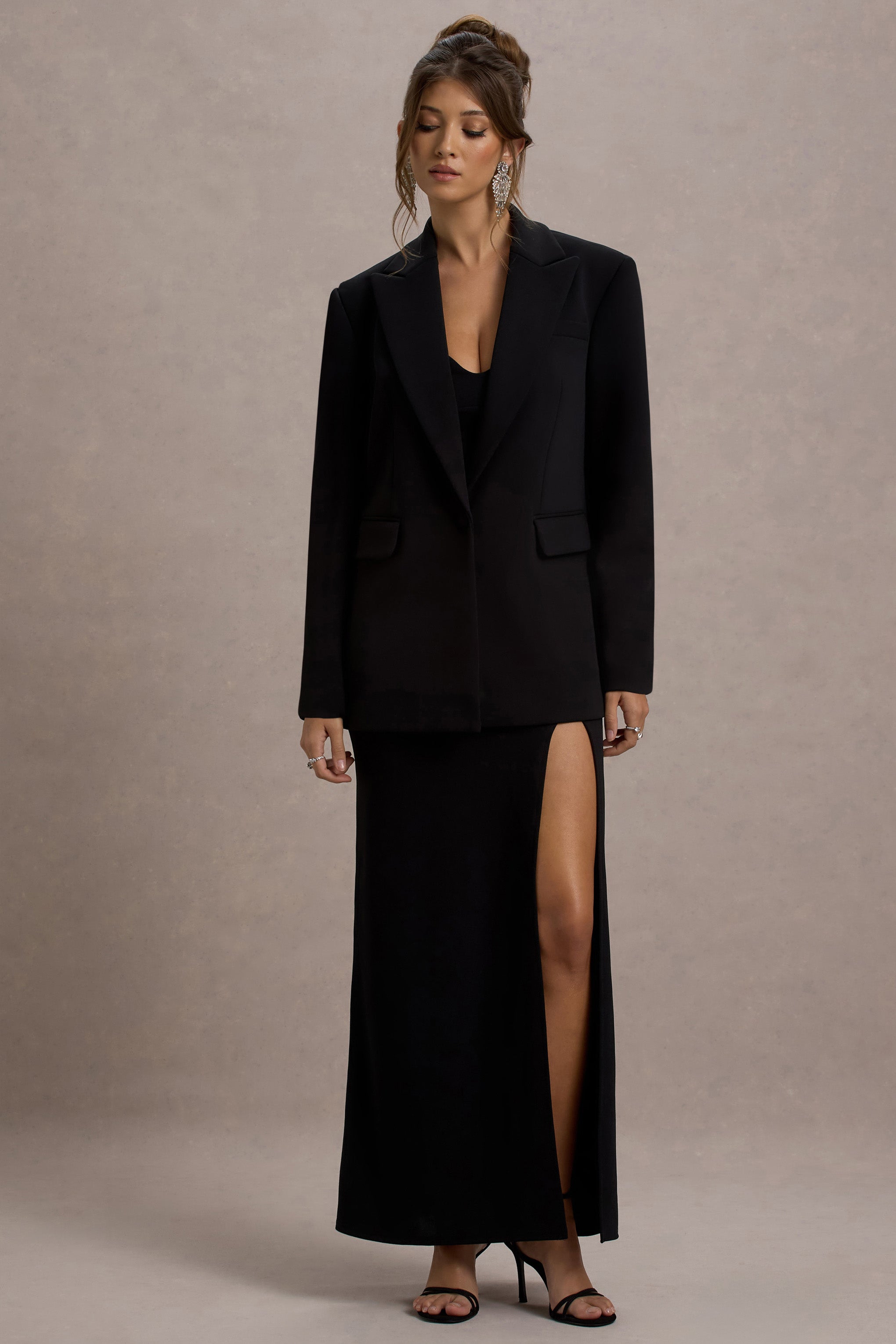 Seraphine London™ | Black Oversized Blazer