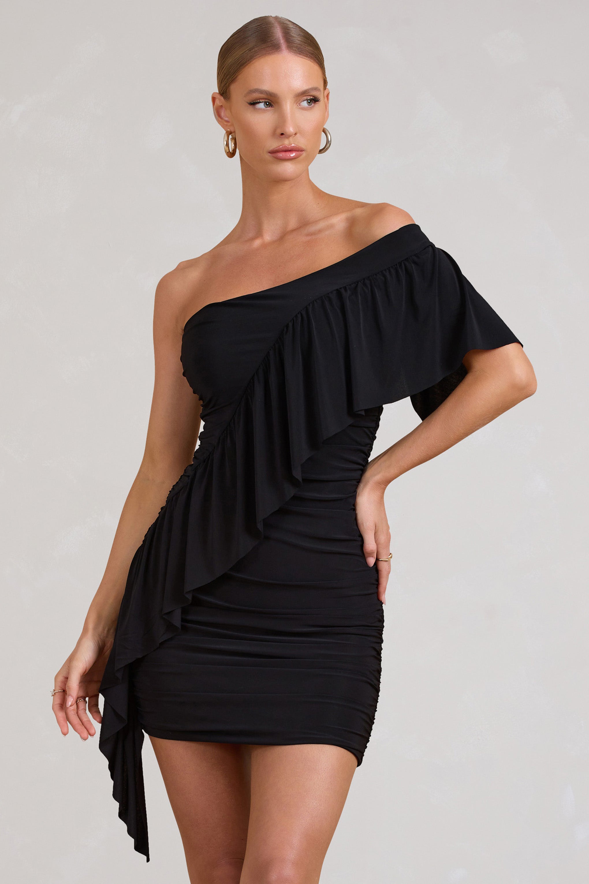 Seraphine London™ | Black Ruffles Dress