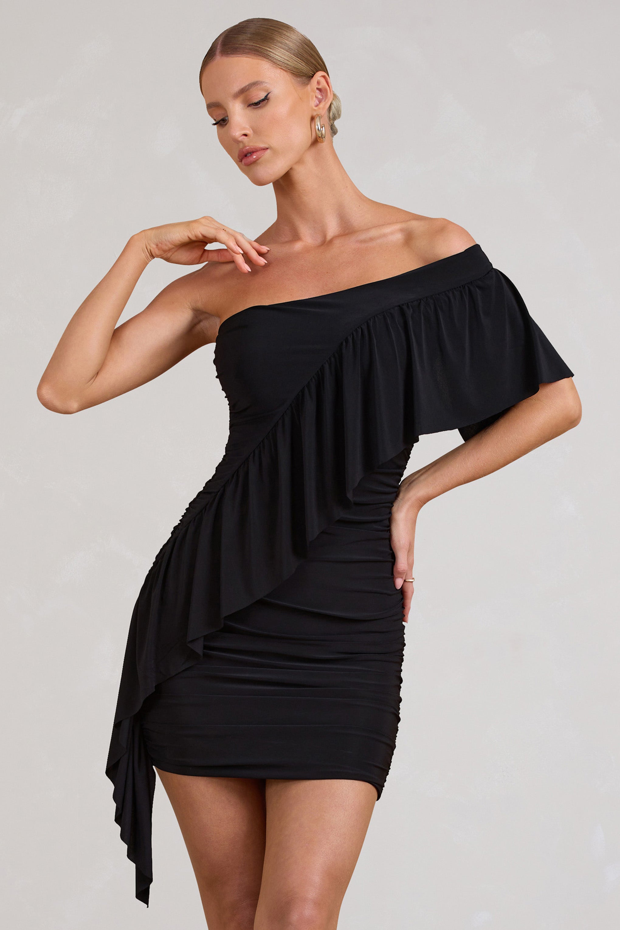 Seraphine London™ | Black Ruffles Dress