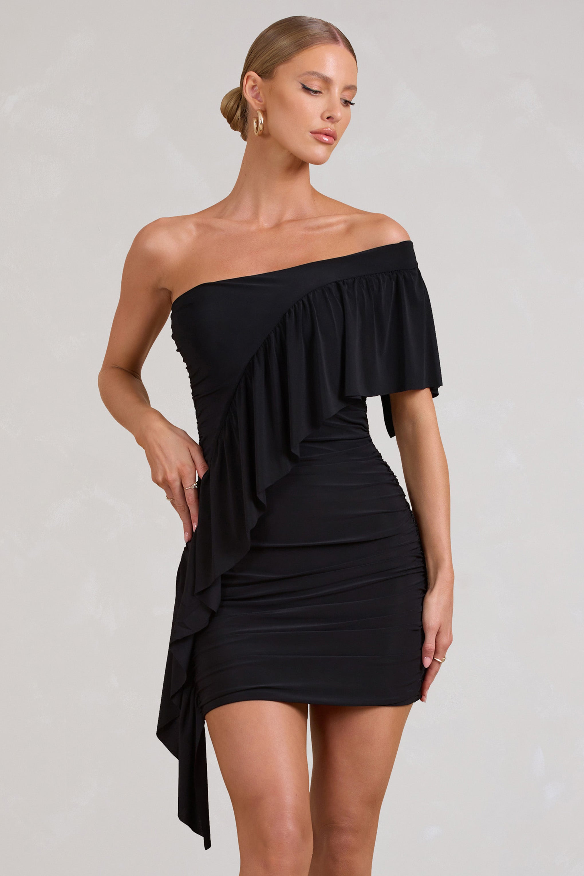 Seraphine London™ | Black Ruffles Dress