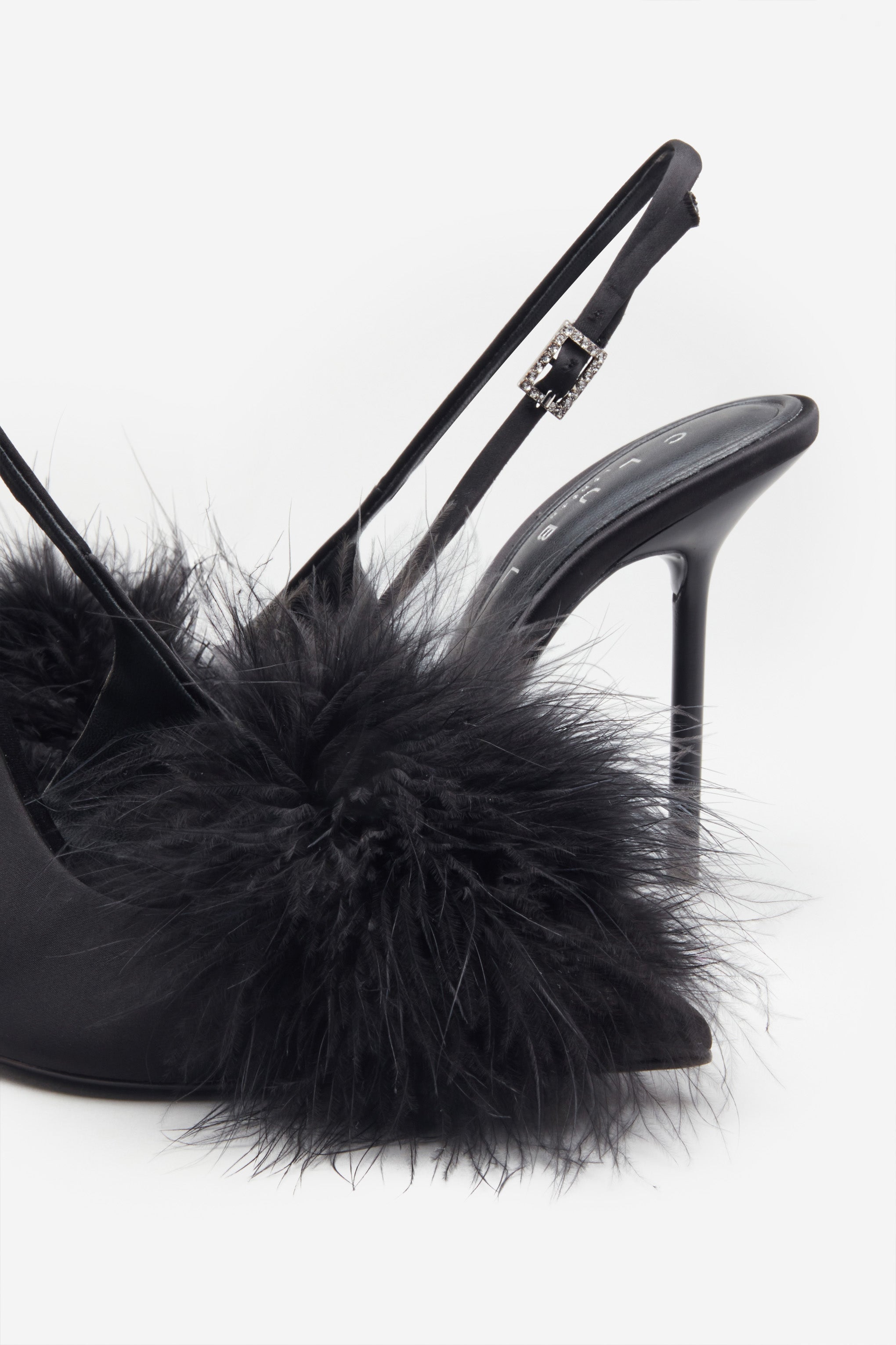 Seraphine London™ | Black Pom Pom Heels