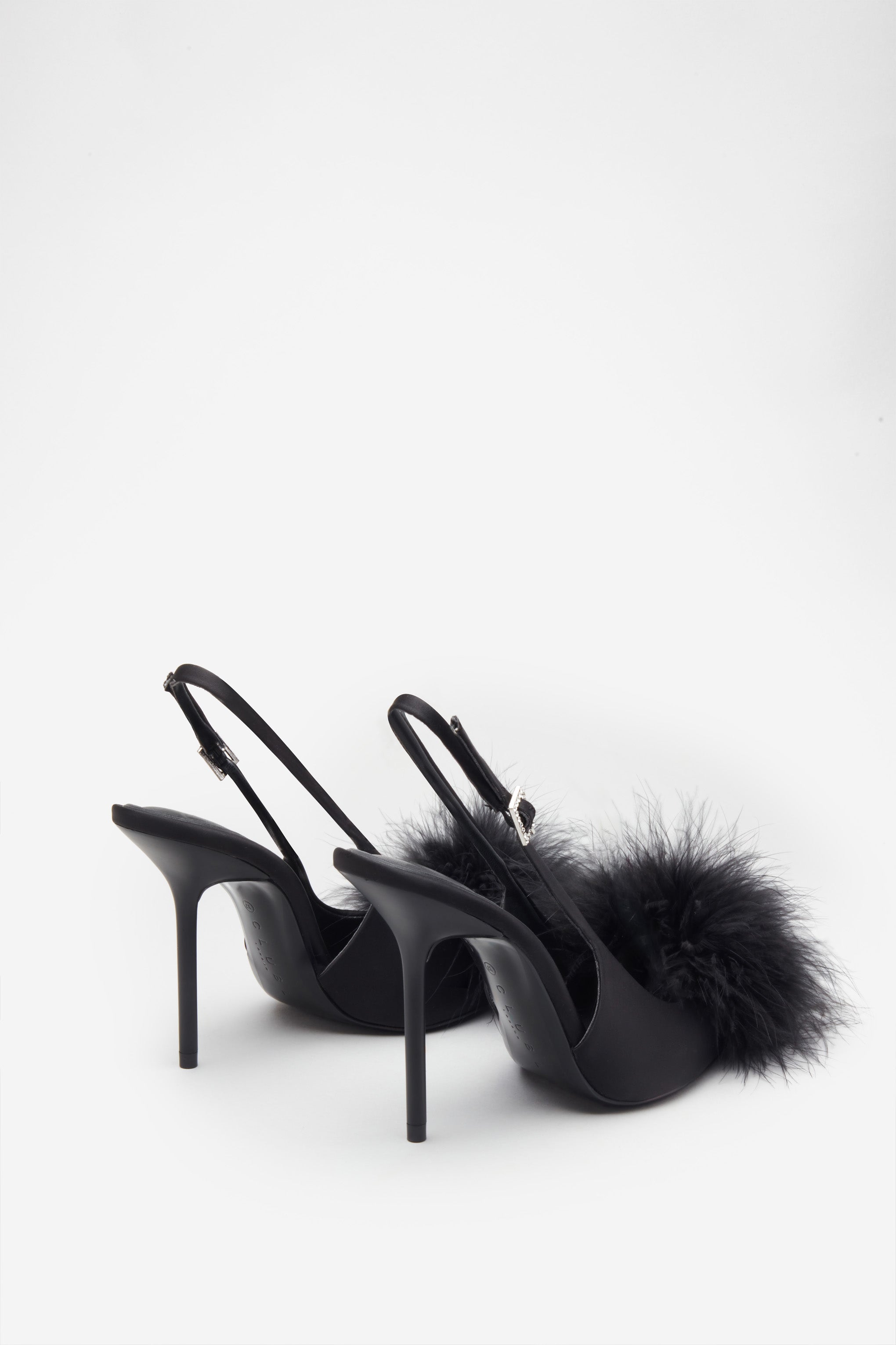 Seraphine London™ | Black Pom Pom Heels