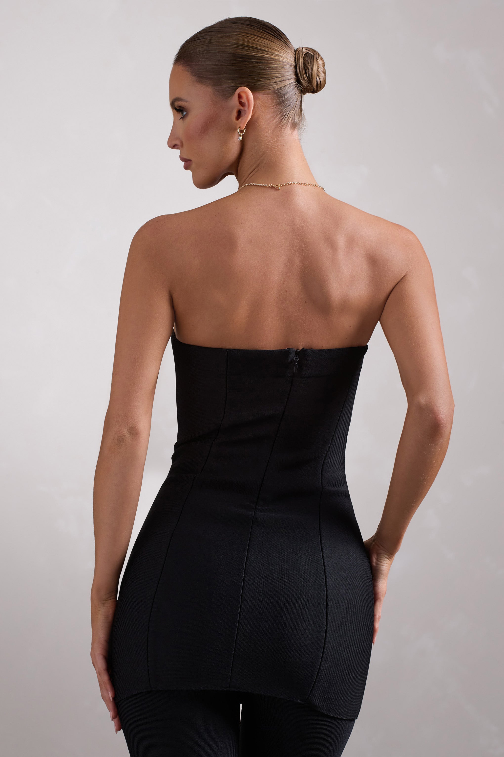 Seraphine London™ | Black Longline Top