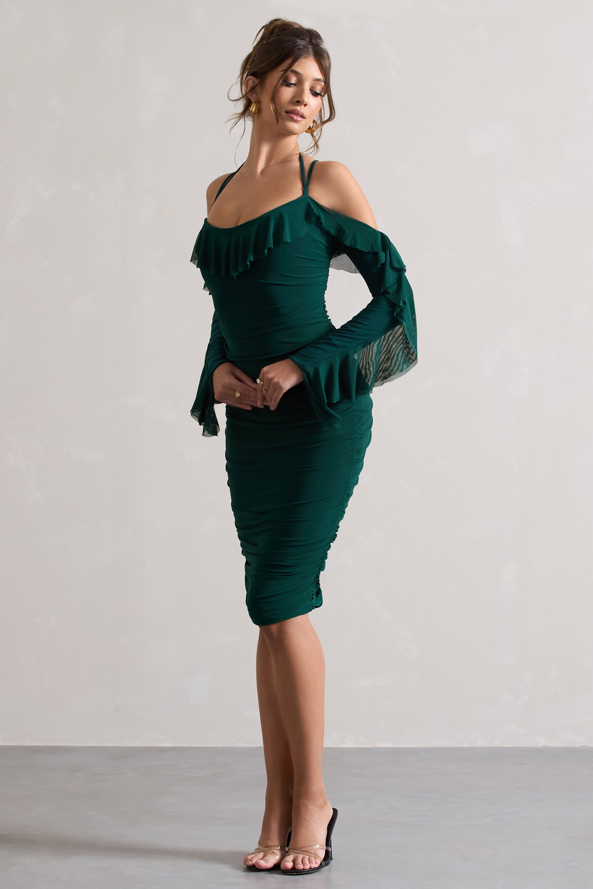 Seraphine London™ | Bottle Green Dress