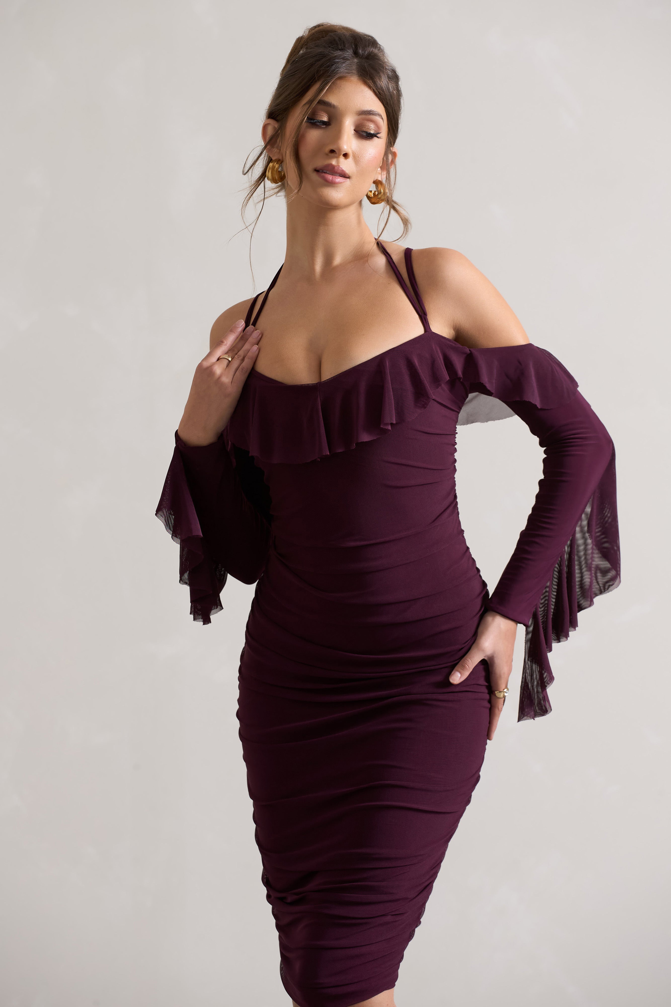 Seraphine London™ | Dark Cherry Dress
