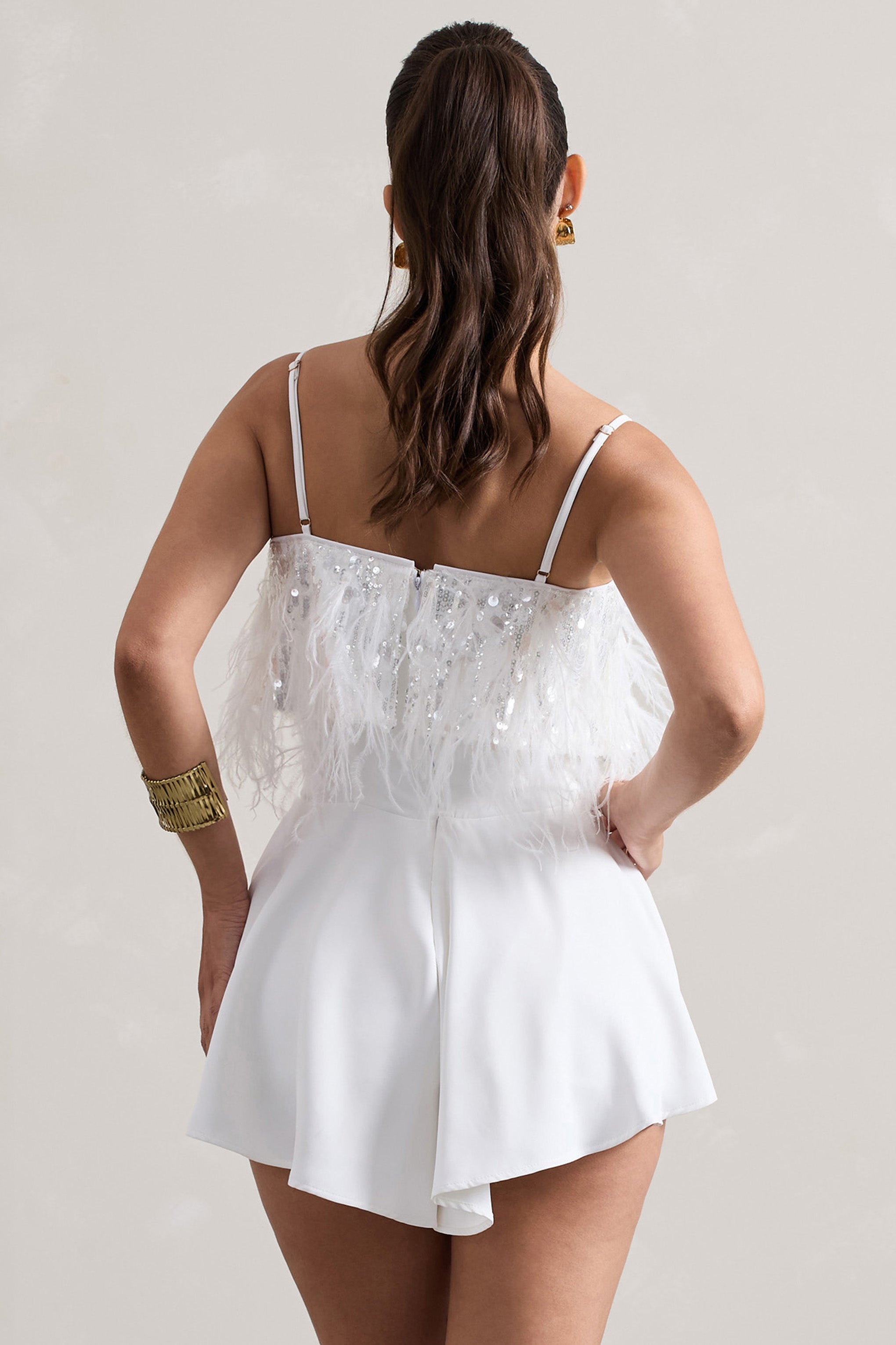 Seraphine London™ | White Embellished Strappy Matching Set