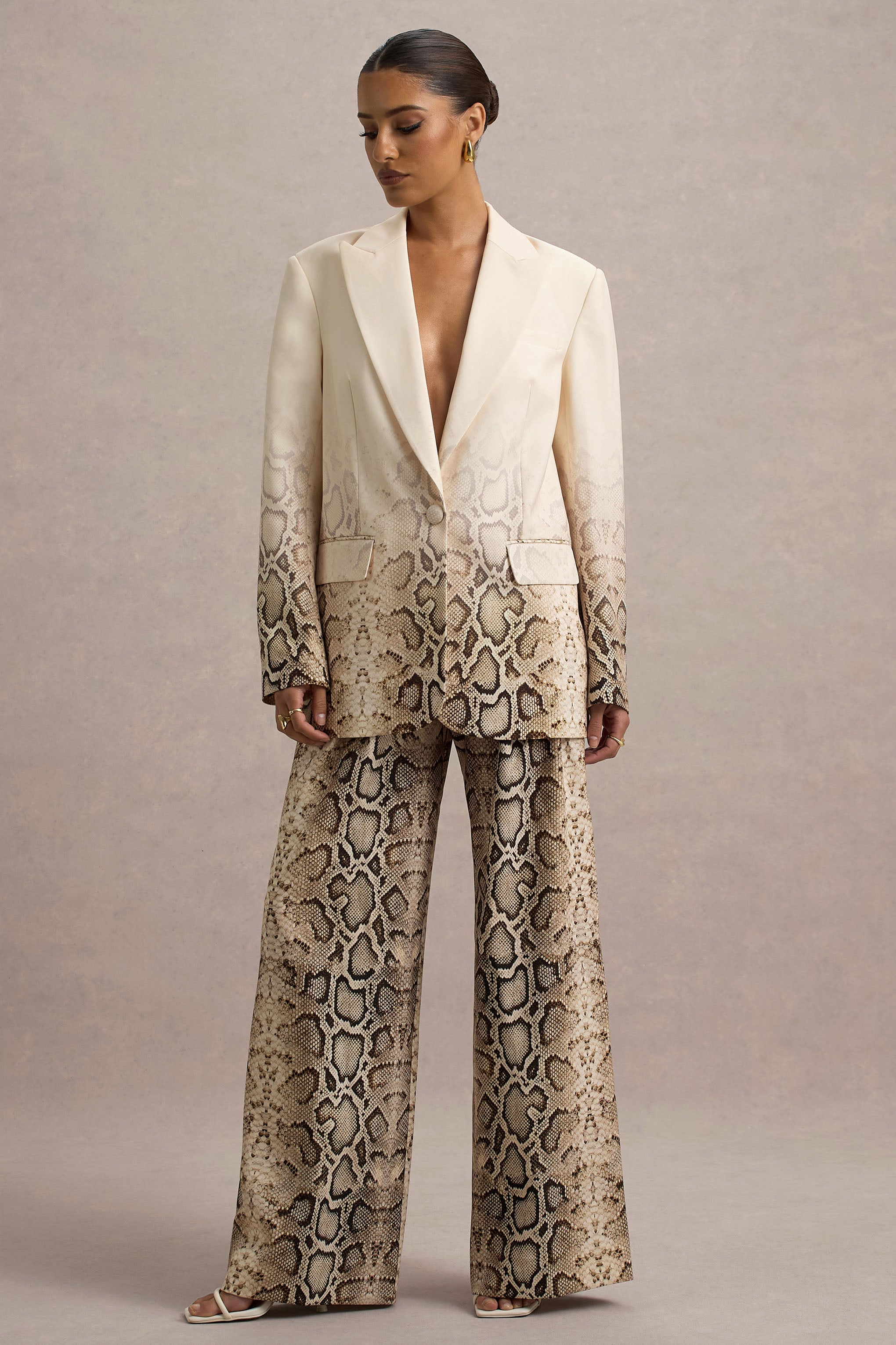 Seraphine London™ | Snake Print Blazer