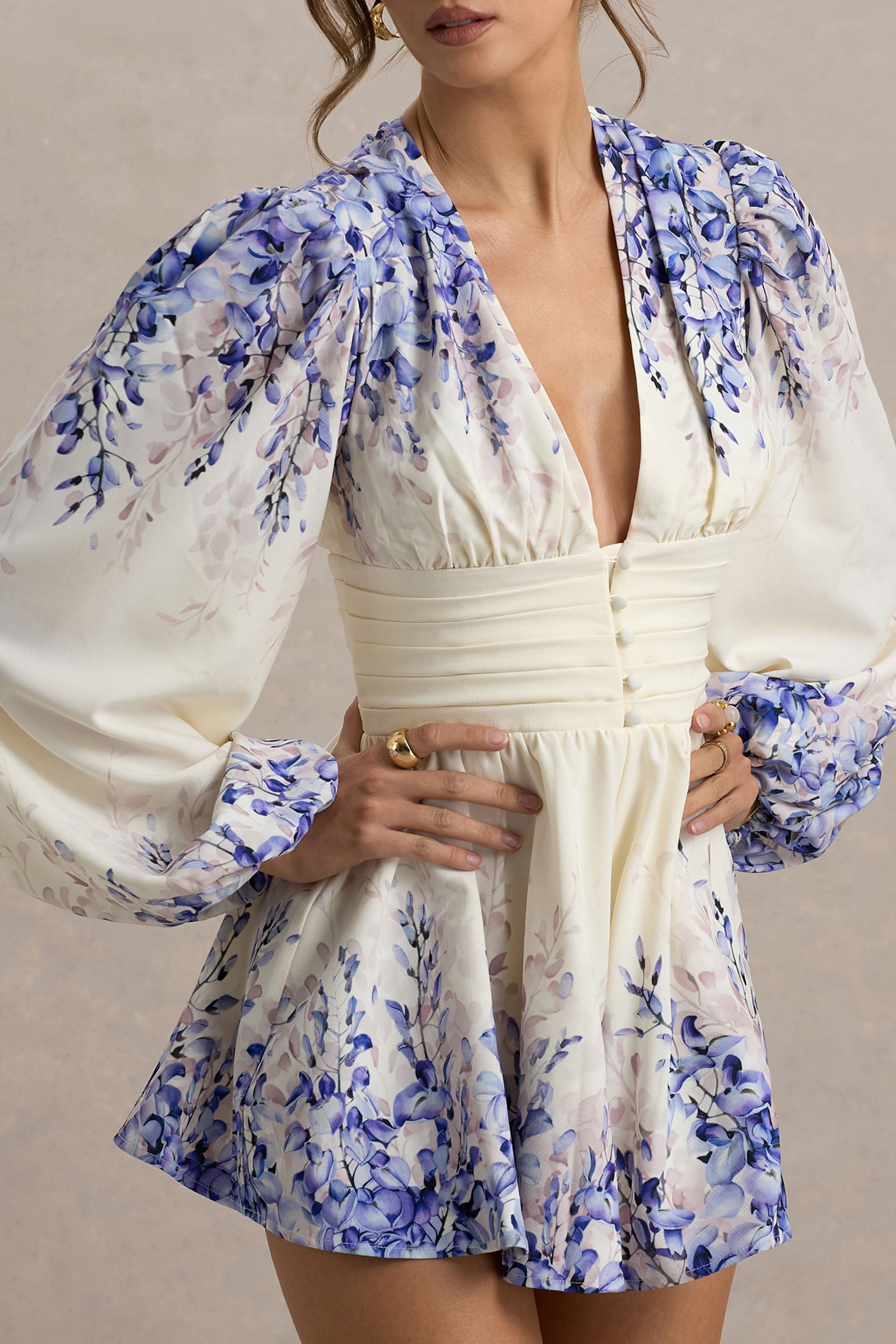 Seraphine London™ | Wisteria Print Linen Matching Set