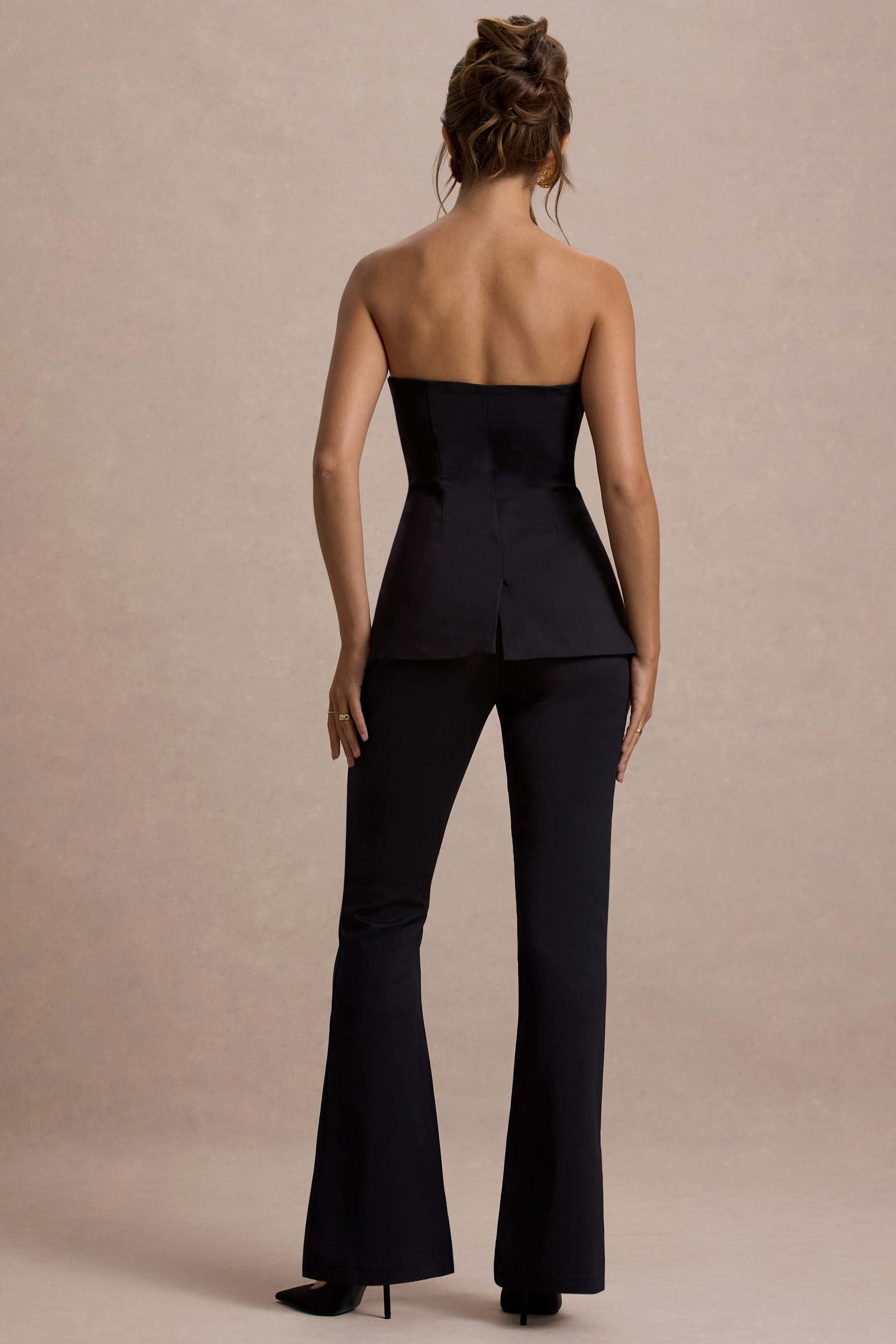 Seraphine London™ | Black High Waist Trousers