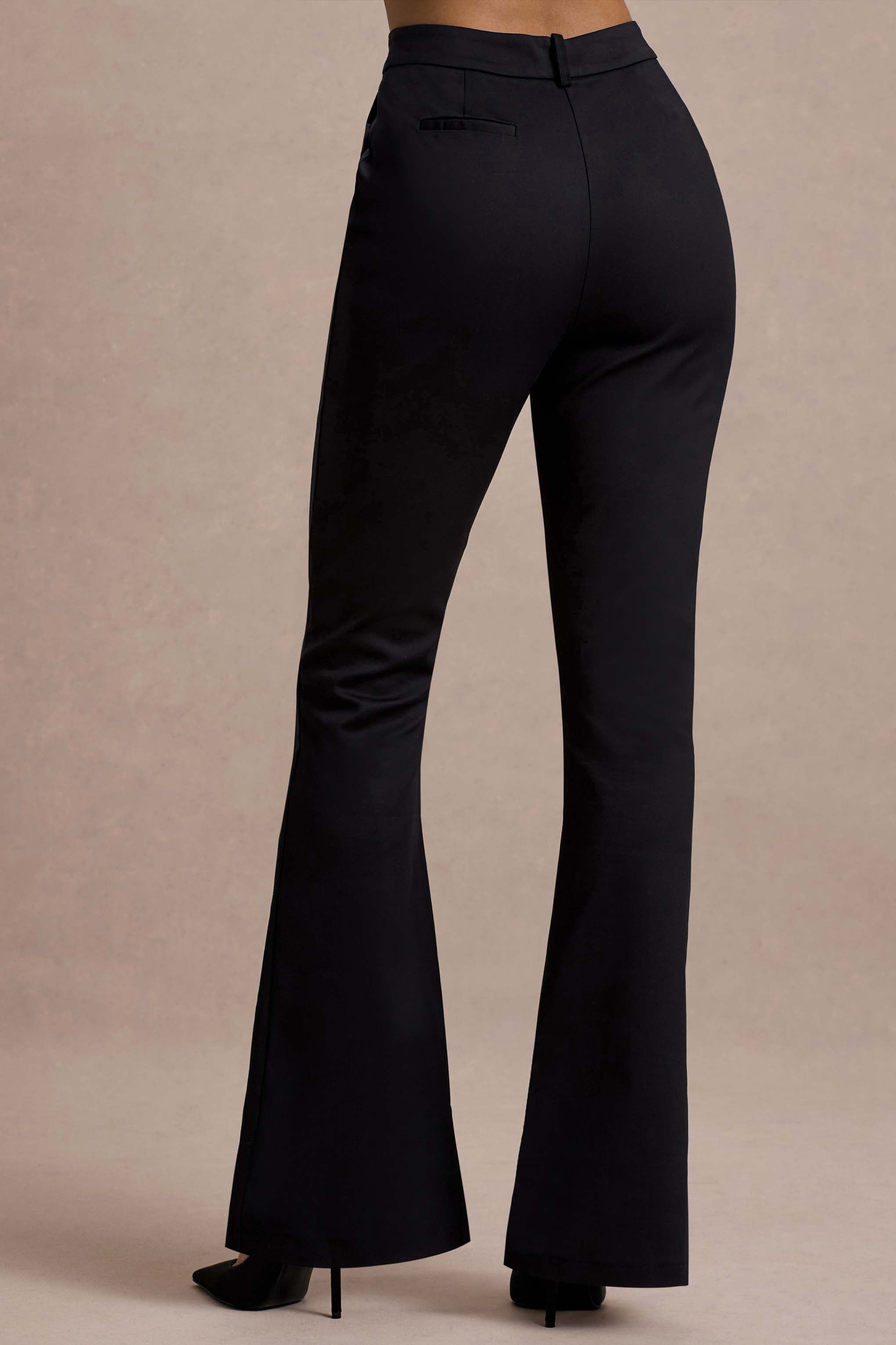 Seraphine London™ | Black High Waist Trousers